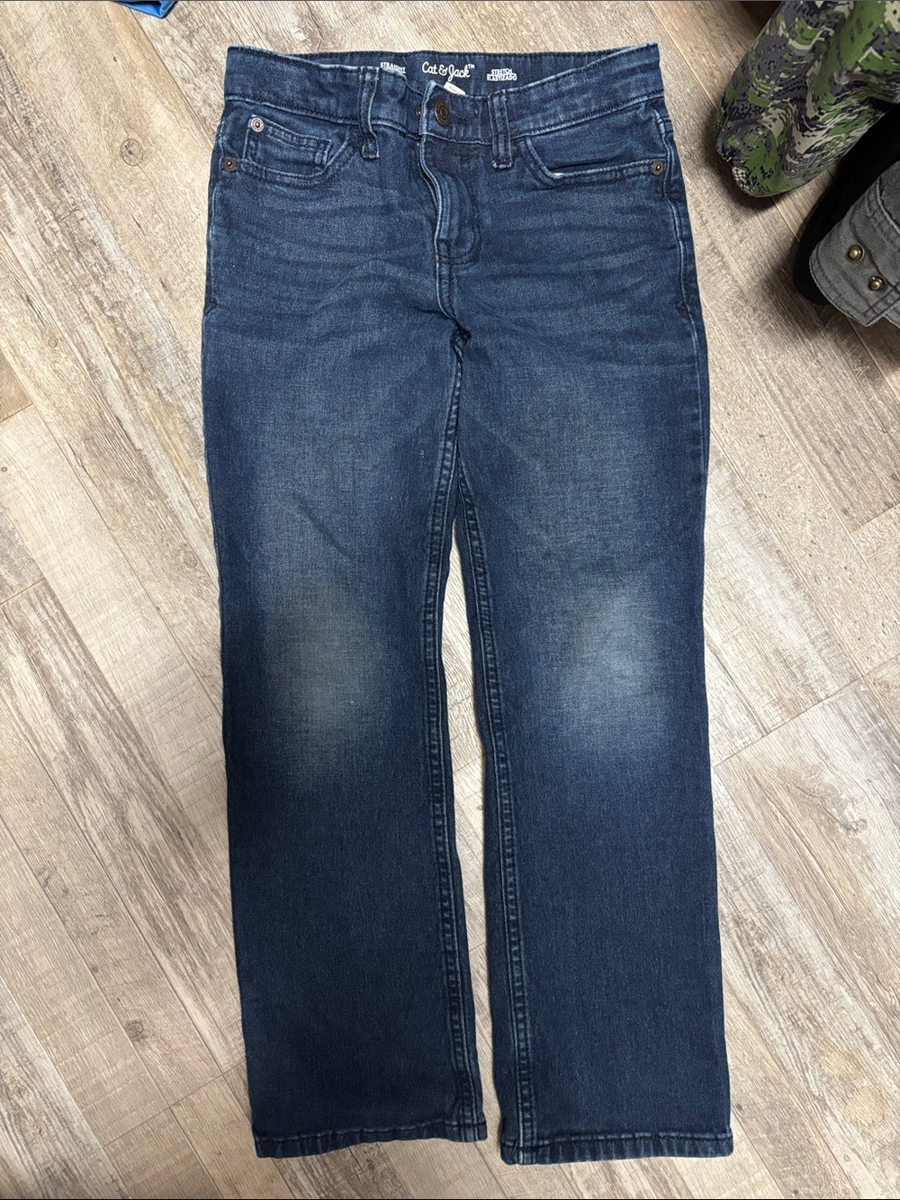 Cat & Jack Boys Navy Relaxed Straight Jeans